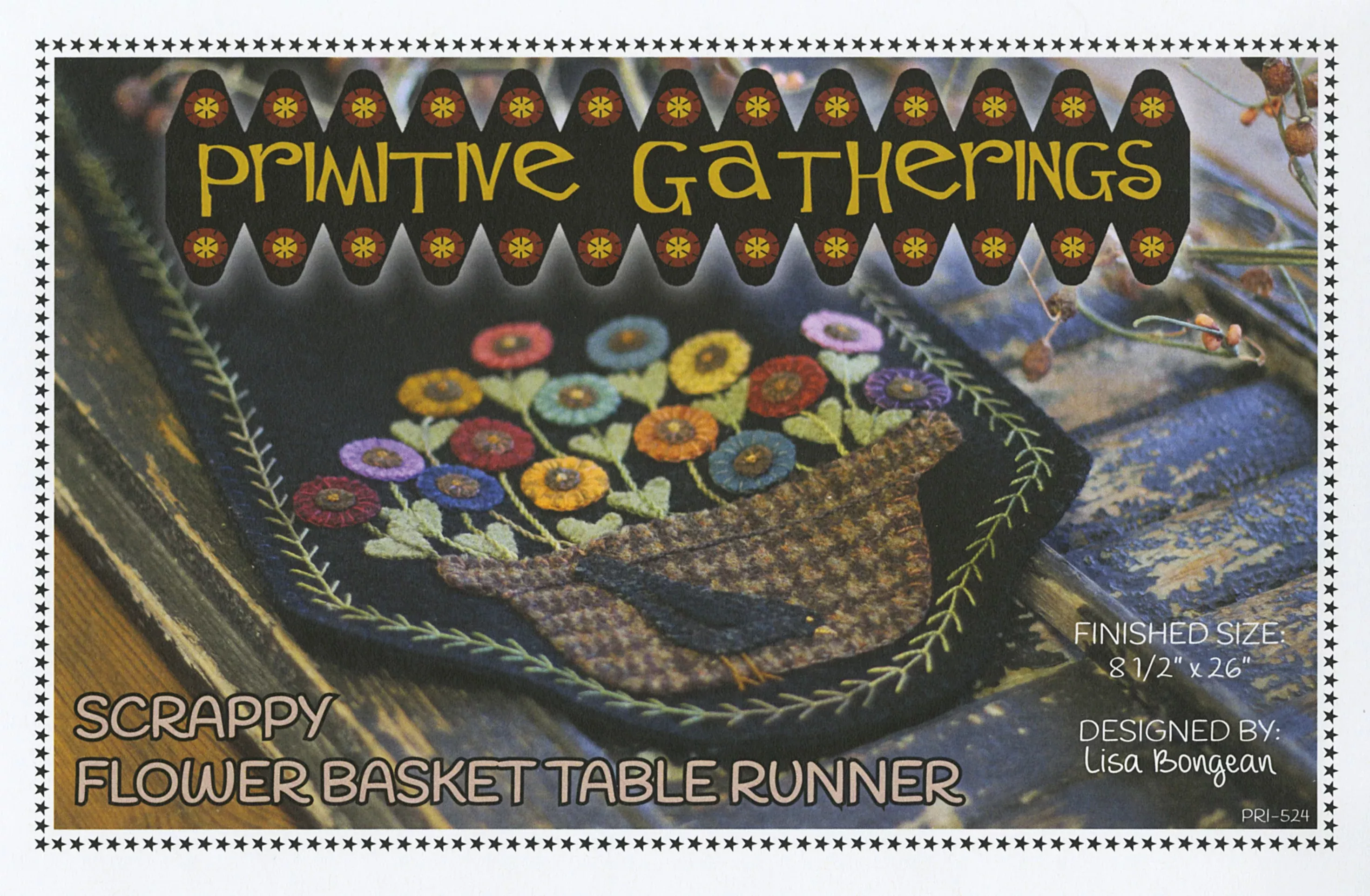 Scrappy Flower Basket