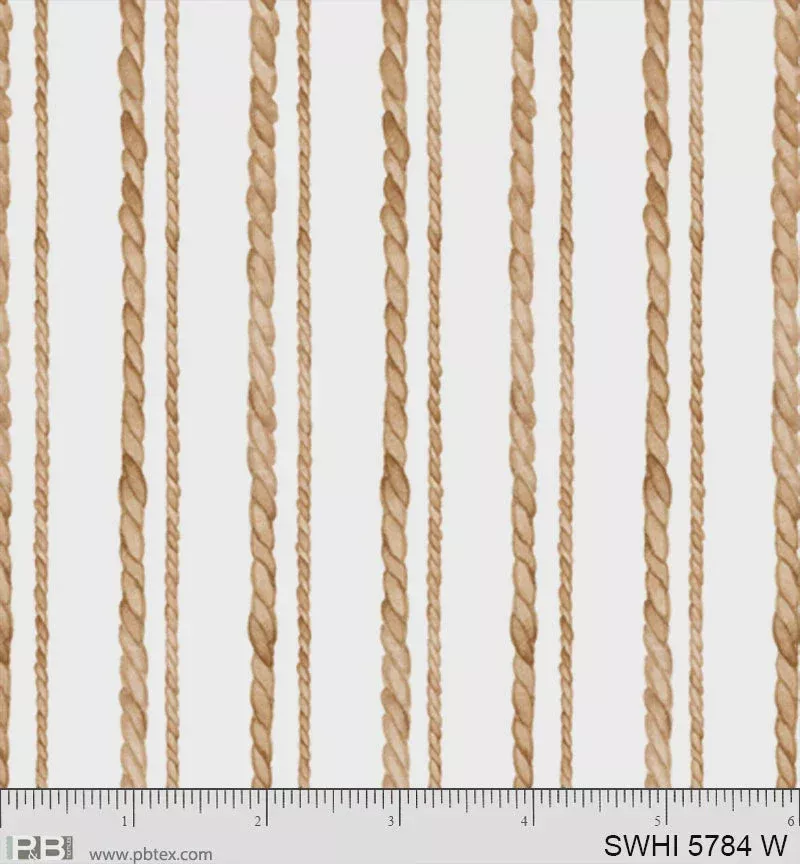 Sea Whispers Rope Stripe – SWHI05784W