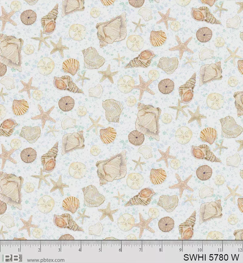 Sea Whispers Tossed Shells – SWHI05780W