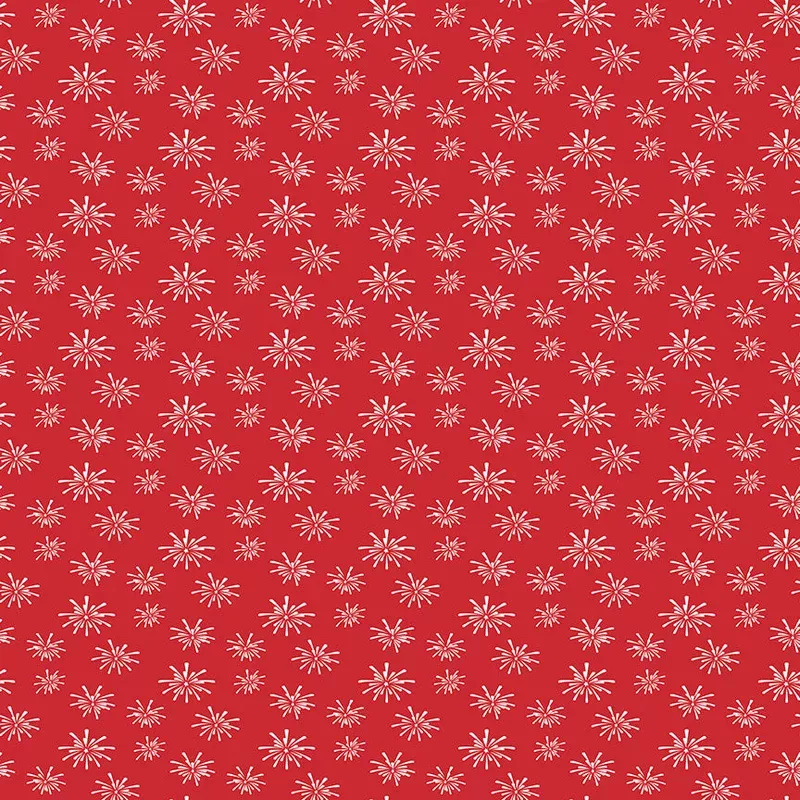 Seasonal Basics Red Fireworks Yardage by Christopher Thompson for Riley Blake Designs