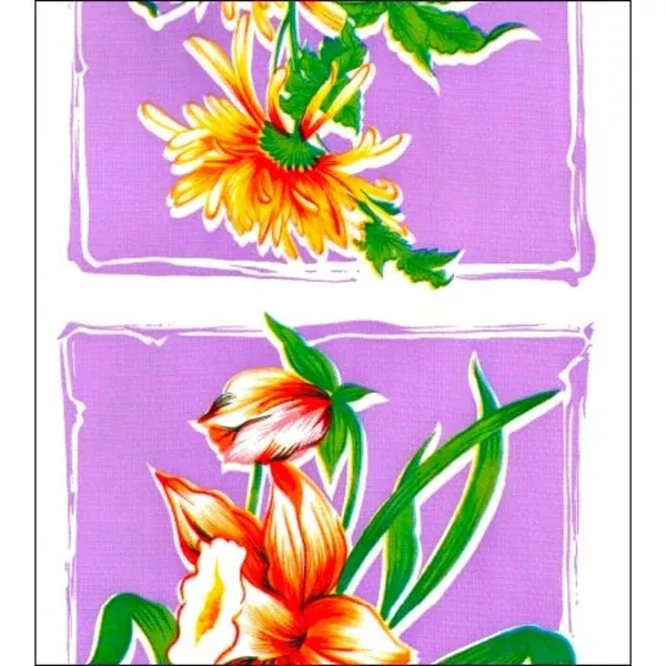 Sentimental Purple Oilcloth Tablecloths