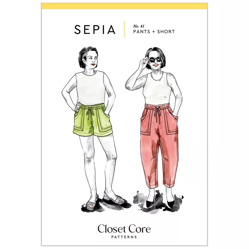 Sepia Pants and Shorts Pattern No. 41 – sizes 0-20