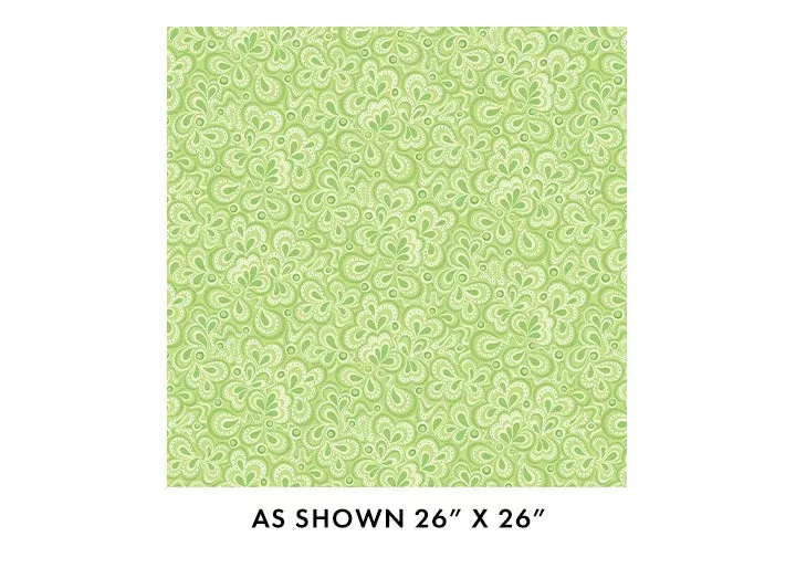 Serenade Stream Green Twilight Serenade Cotton Wideback Fabric per yard
