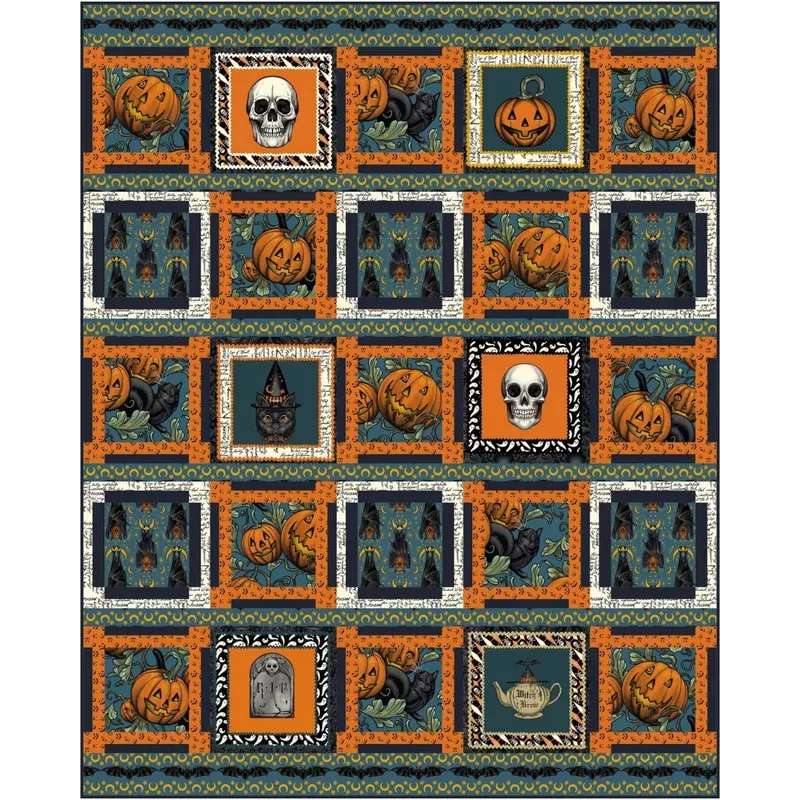 Seriatium Quilt Pattern 53 x 66 inches
