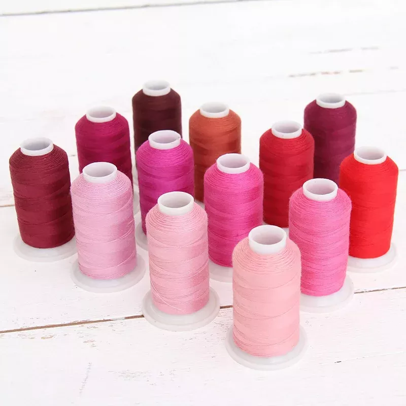 Sewing Thread 13 Cone Red/Pink Shades Set – Color Builder