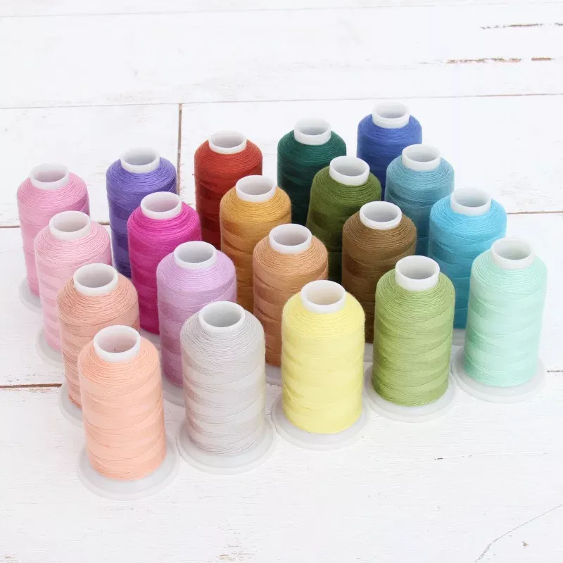 Sewing Thread 20 Spool Set – Vibrant Collection