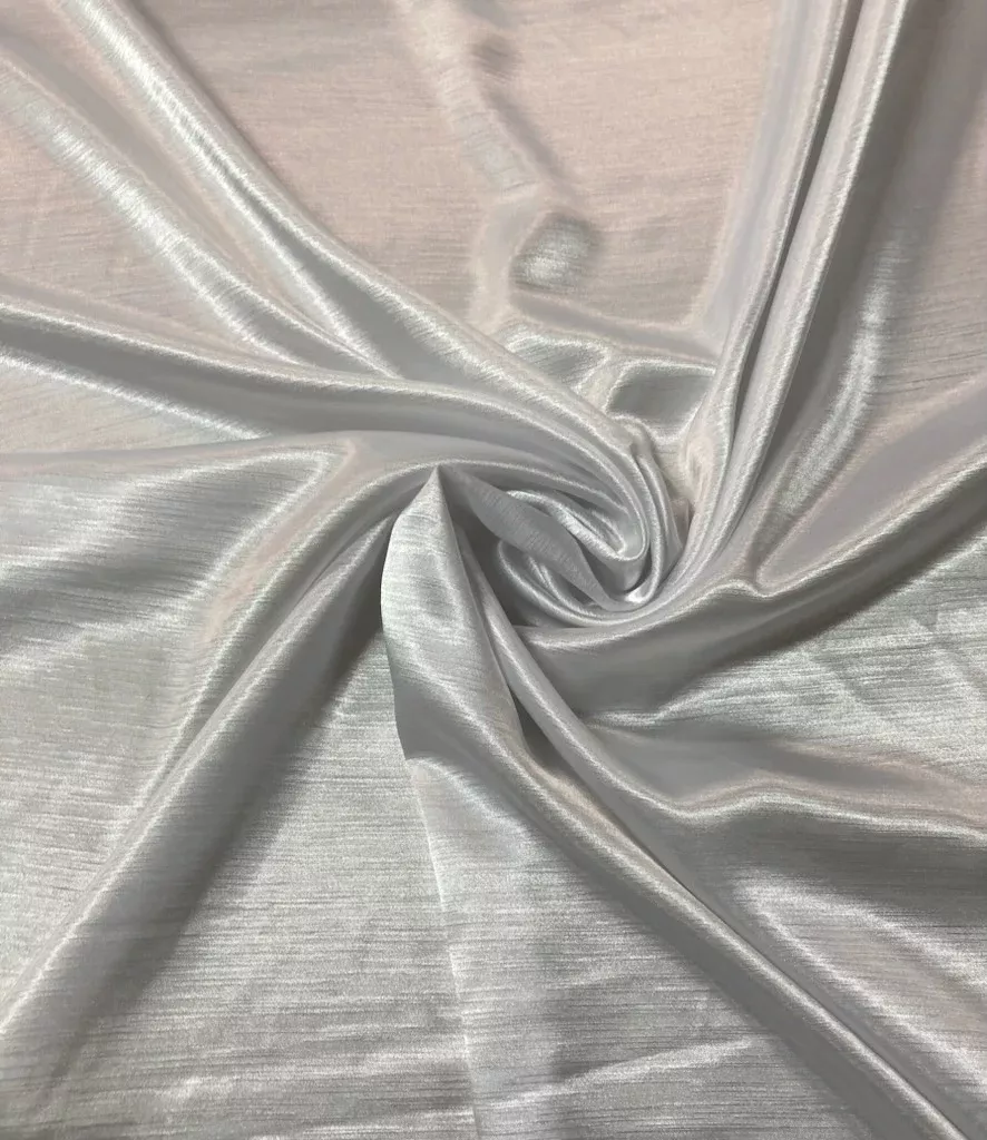 Shantung - White
