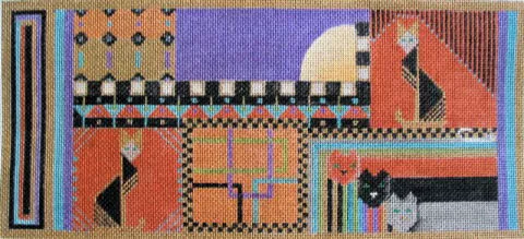 Sharon G. Needlepoint Designs – Cats’ Night Out
