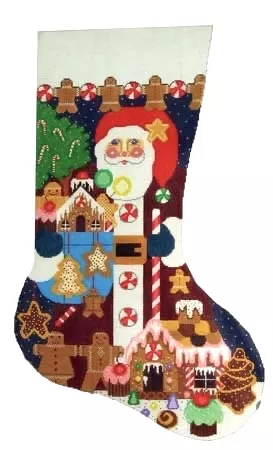 Shelly Tribbey Designs – Gingerbread Santa Stocking