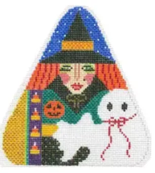 Shelly Tribbey Designs – Triangle Witch with Ghost