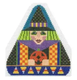 Shelly Tribbey Designs – Triangle Witch with Pumpkin