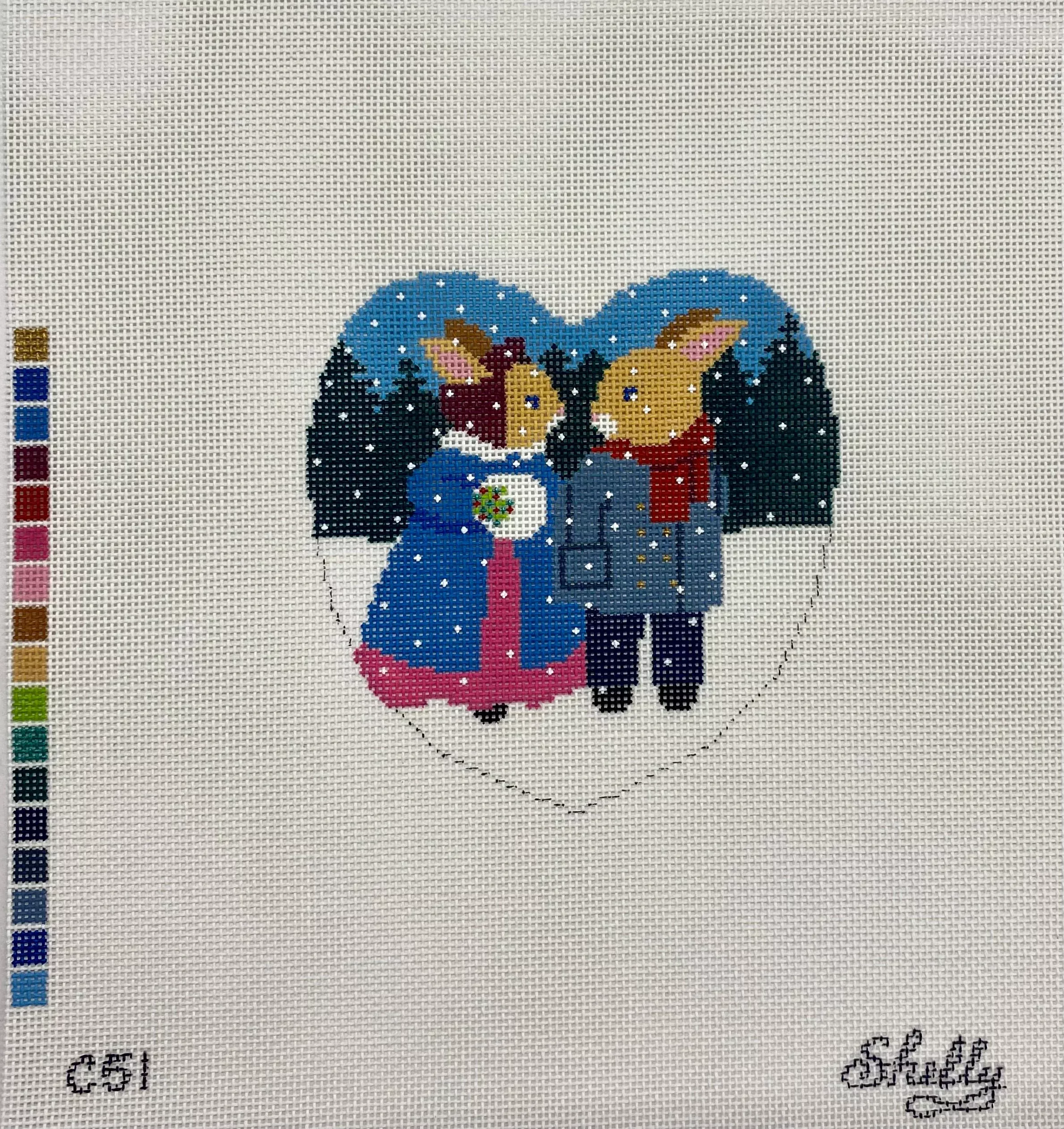 Shelly Tribbey Holiday Bunny Couple