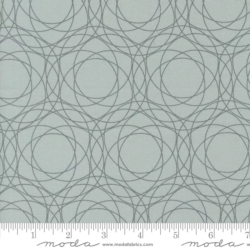 Shimmer Crystals Silver | Zen Chic | Moda Fabrics | 1843 14 | Sold in 1/2 Yd