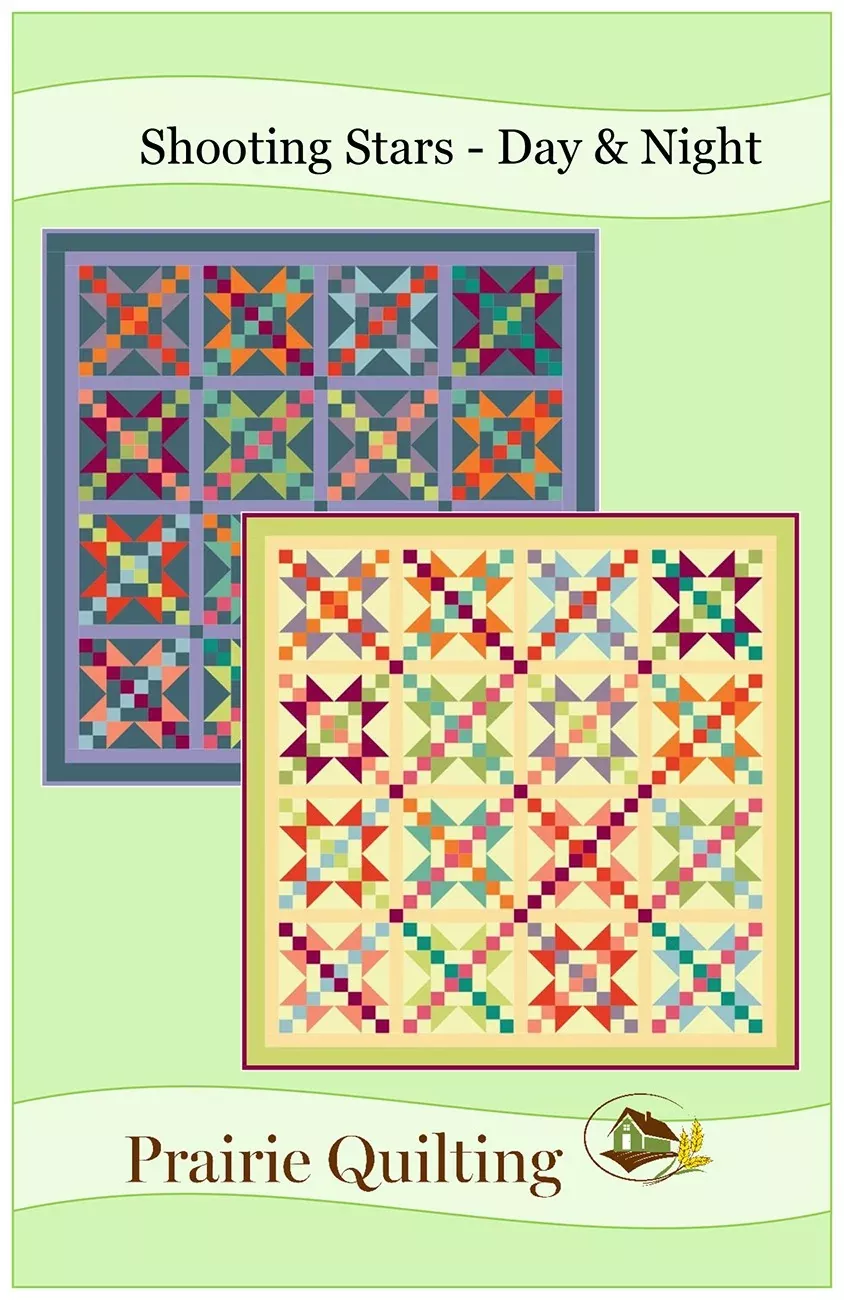 Shooting Stars Day and Night Quilt Pattern