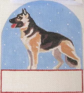 Shorebird Designs – German Shepherd Ornament
