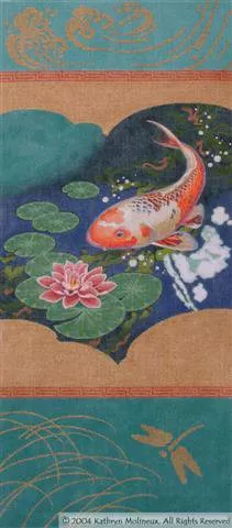 Shorebird Designs – Orange/White Carp Scroll