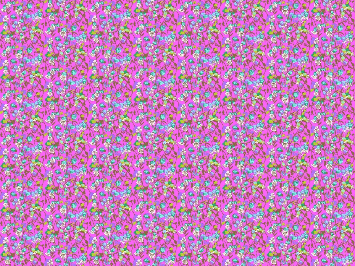 Silene in Fuchsia fabric | Jumpstart fabric collection