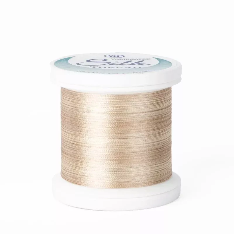 Silk #100 – 01V Variegated Tan Spool