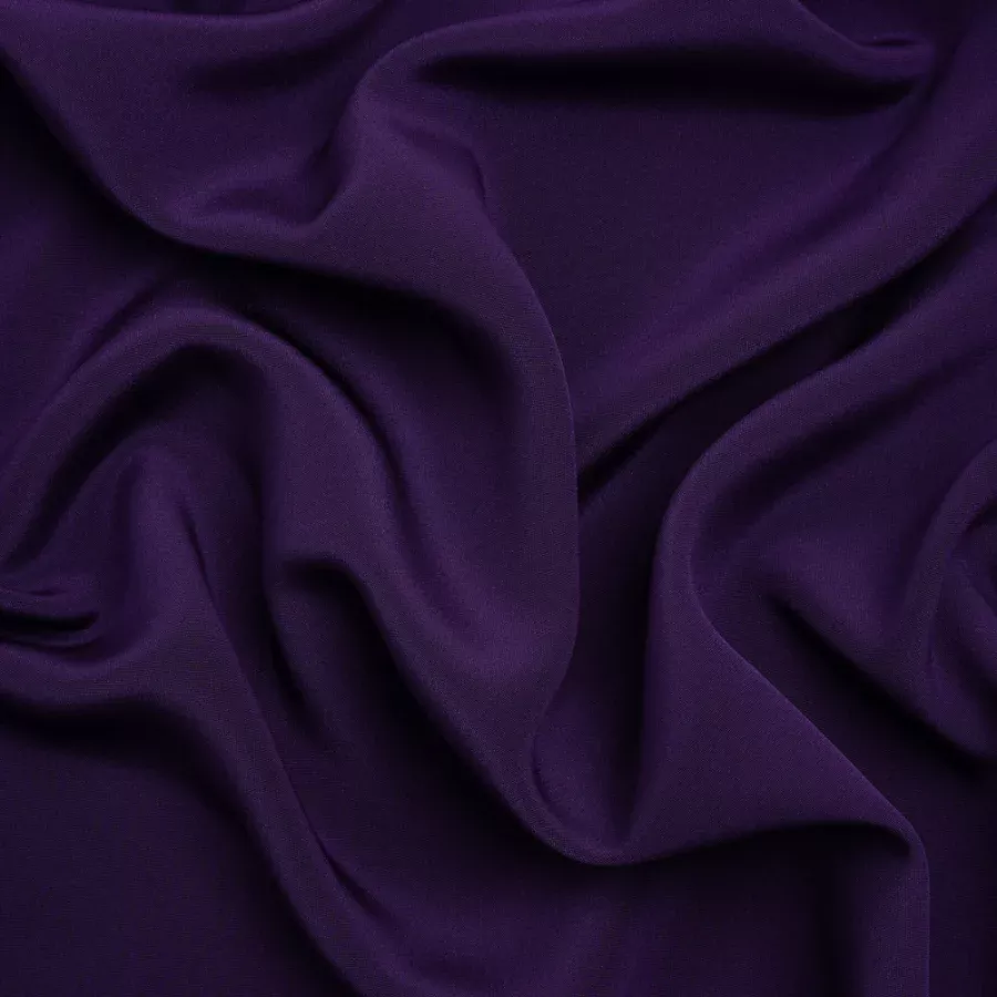 Silk 4-Ply Crepe 44″ – Grape – Premium Collection Fabric