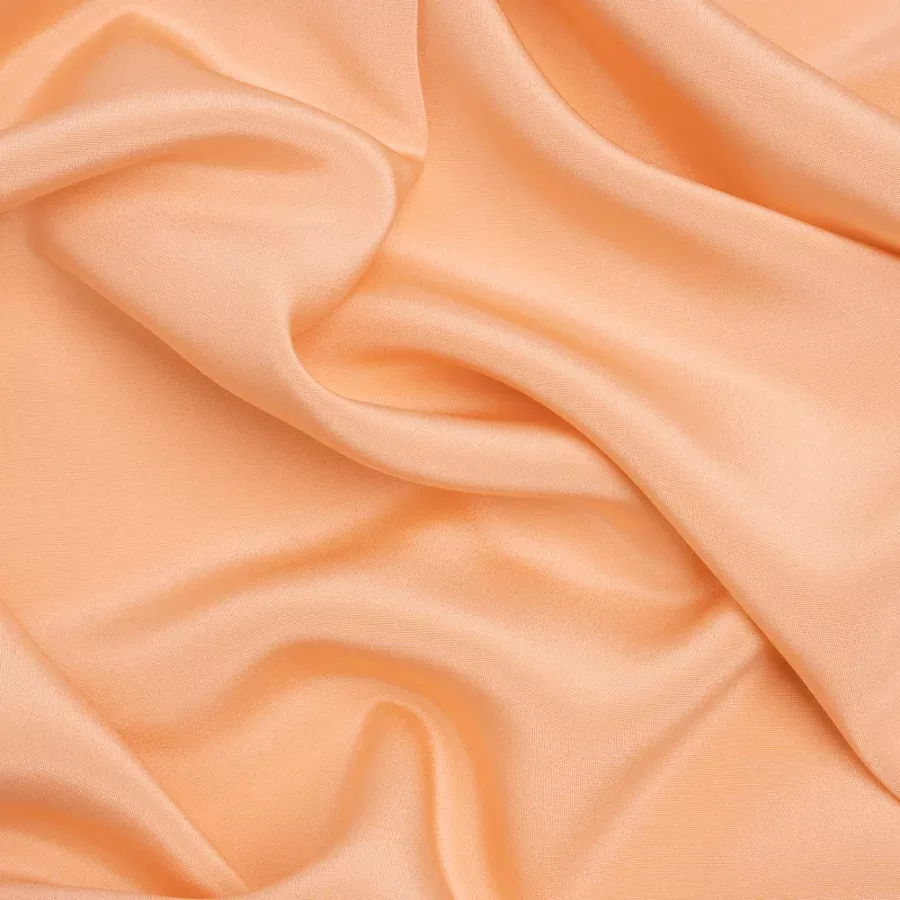 Silk 4-Ply Crepe 44″ – Peach – Premium Collection Fabric
