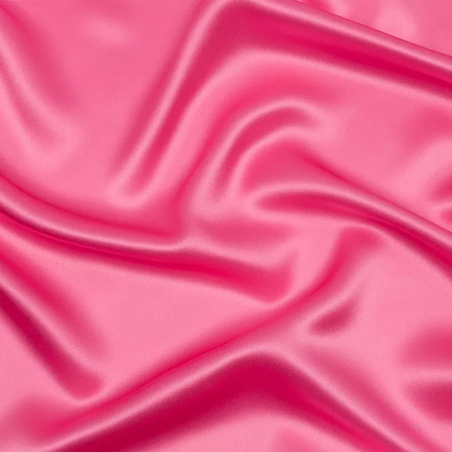 Silk Charmeuse 44″ – Carmine Rose – Premium Collection Fabric