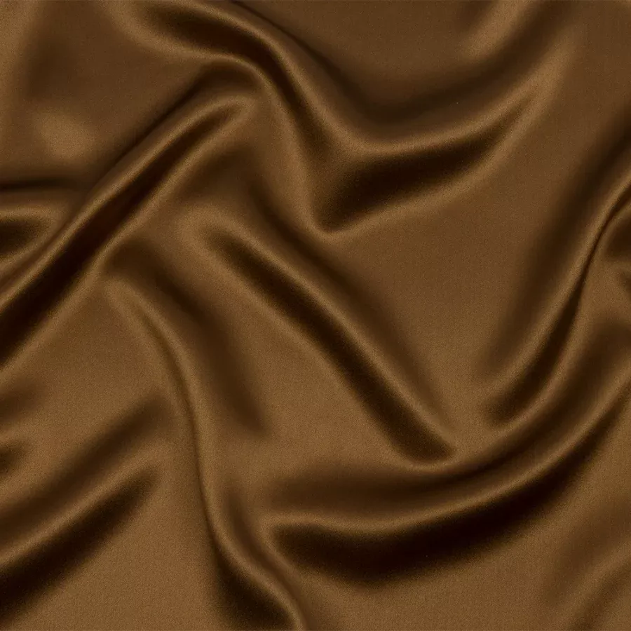 Silk Charmeuse 44″ – Dark Olive – Premium Collection Fabric