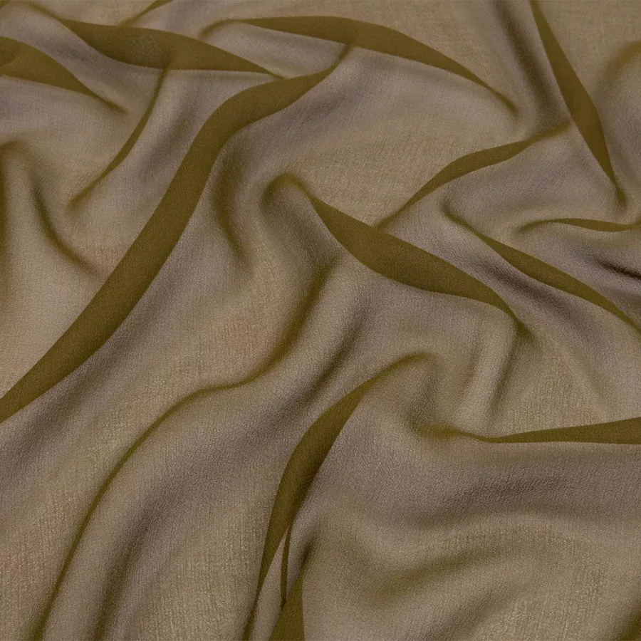 Silk Chiffon 54″ – Fir Green – Premium Collection Fabric