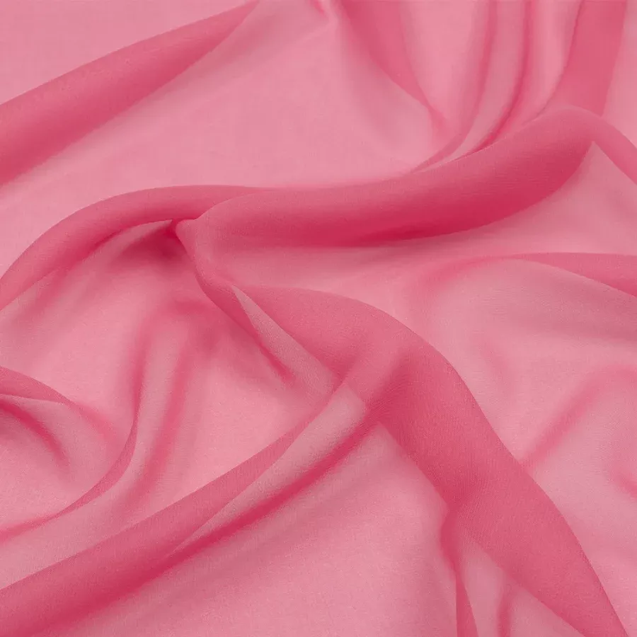 Silk Chiffon 54″ – Rapture Rose – Premium Collection Fabric
