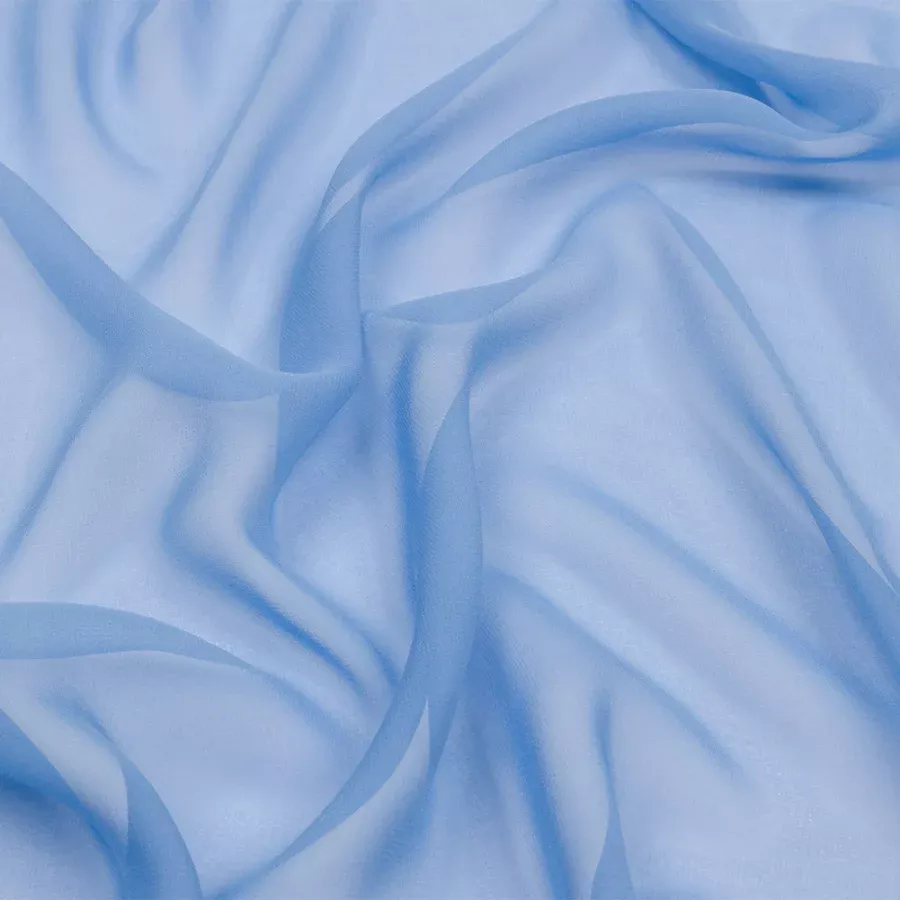 Silk Chiffon 54″ – Regatta Blue – Premium Collection Fabric