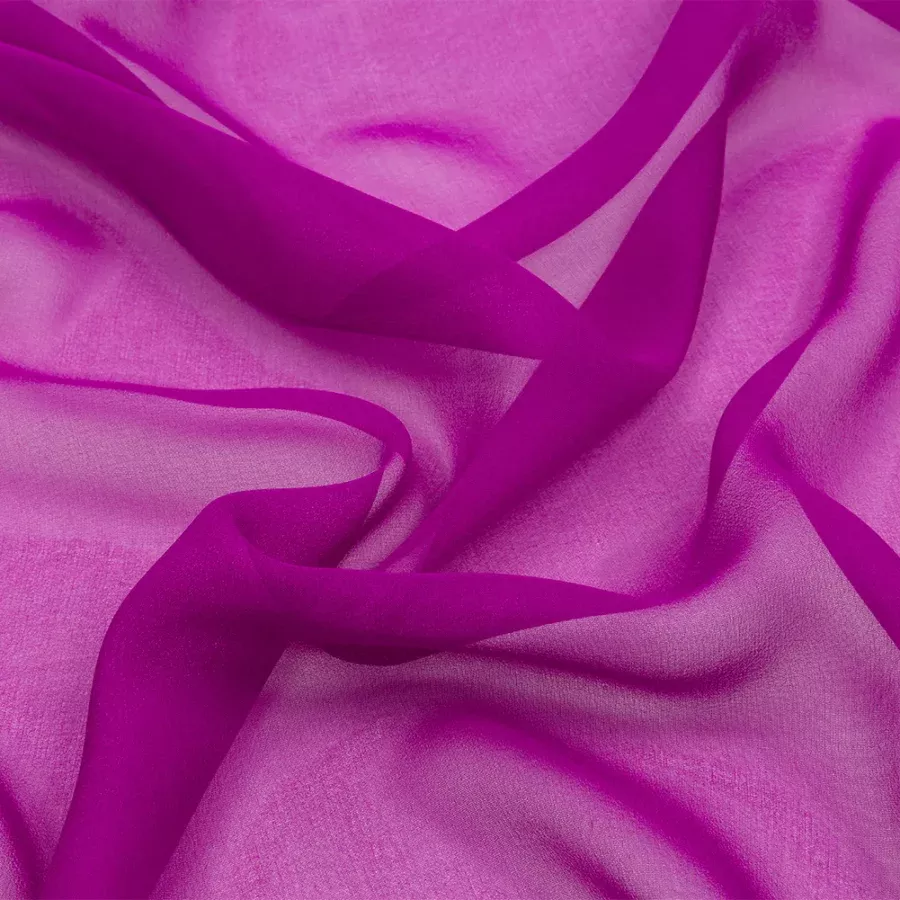 Silk Chiffon 54″ – Sparkling Purple – Premium Collection Fabric