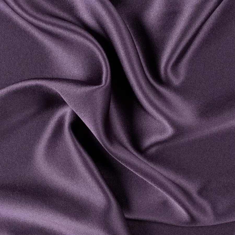 Silk Crepe Back Satin – Blackberry – Premium Collection Fabric