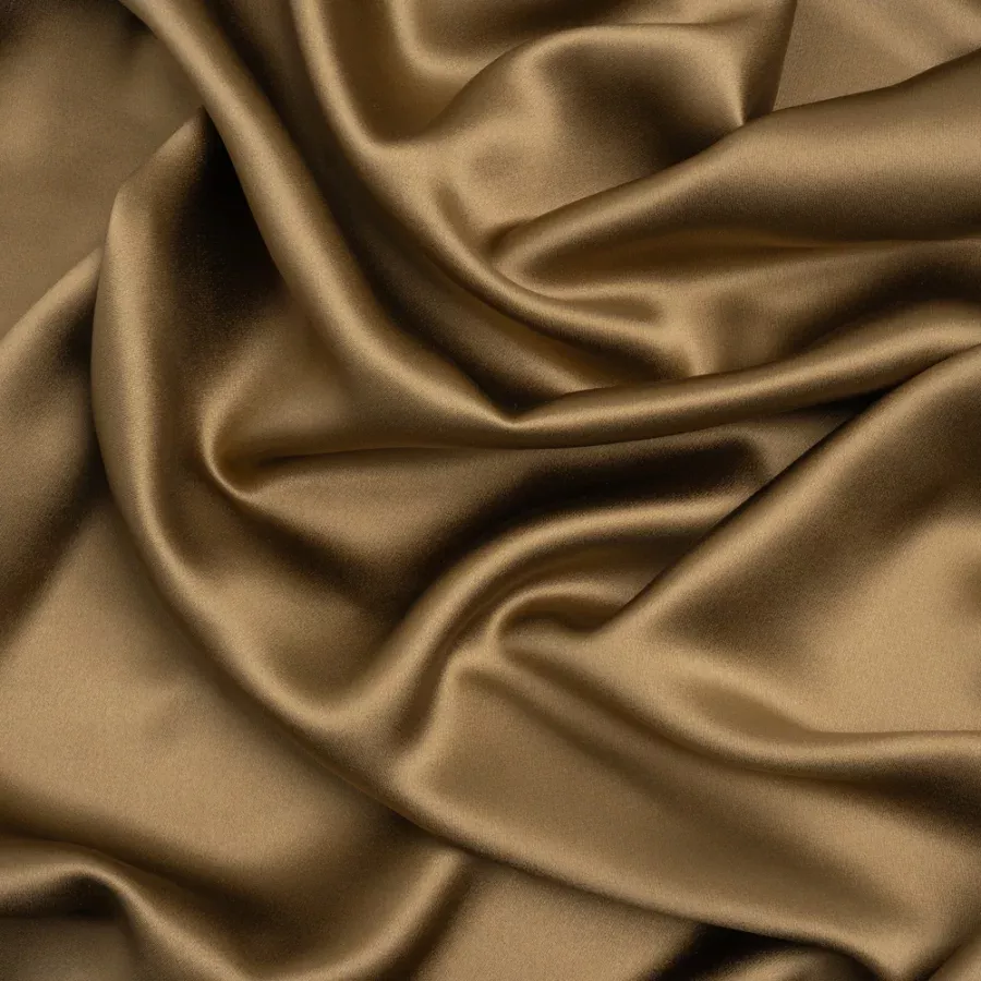 Silk Crepe Back Satin – Capers – Premium Collection Fabric