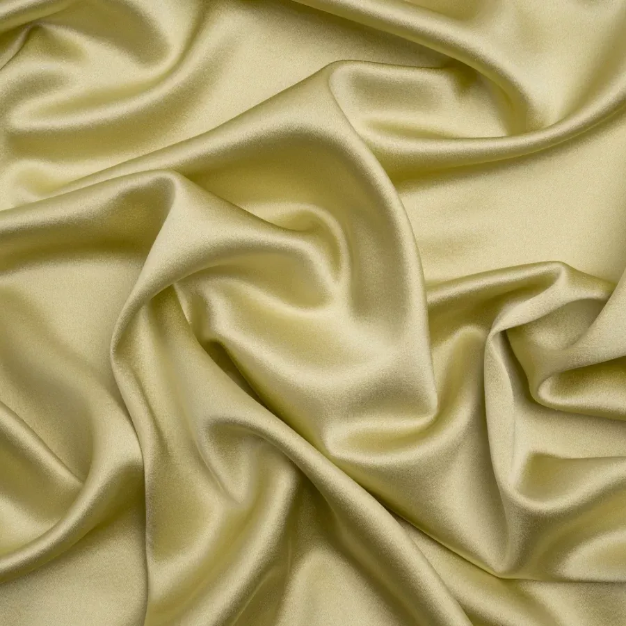 Silk Crepe Back Satin – Linden Green – Premium Collection Fabric