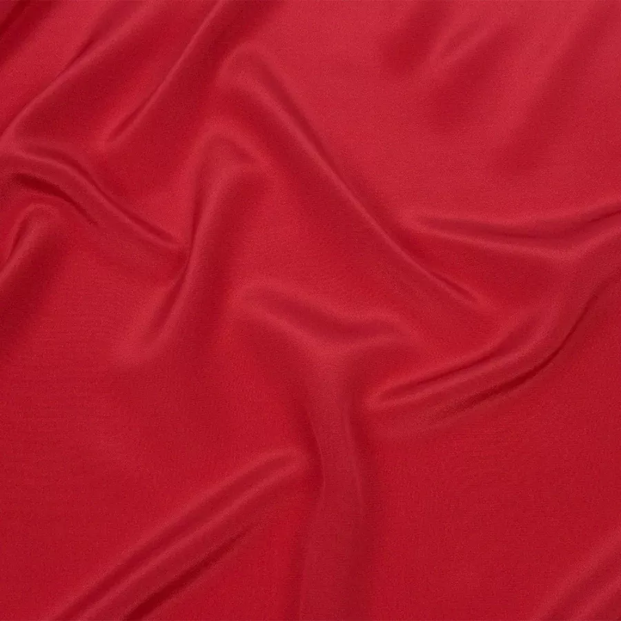 Silk Crepe de Chine – Brick – Premium Collection Fabric