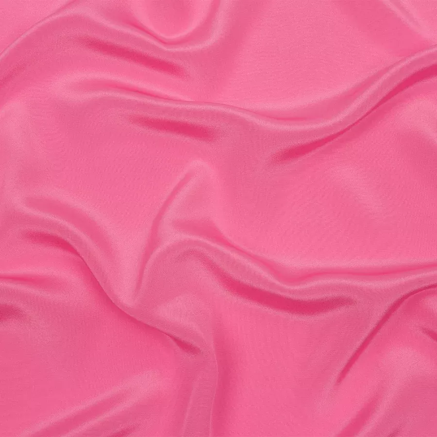 Silk Crepe de Chine – Carmine Rose – Premium Collection Fabric