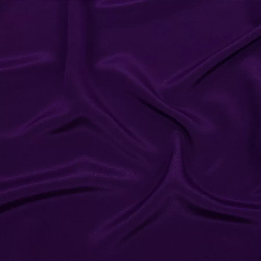 Silk Crepe de Chine – Grape – Premium Collection Fabric