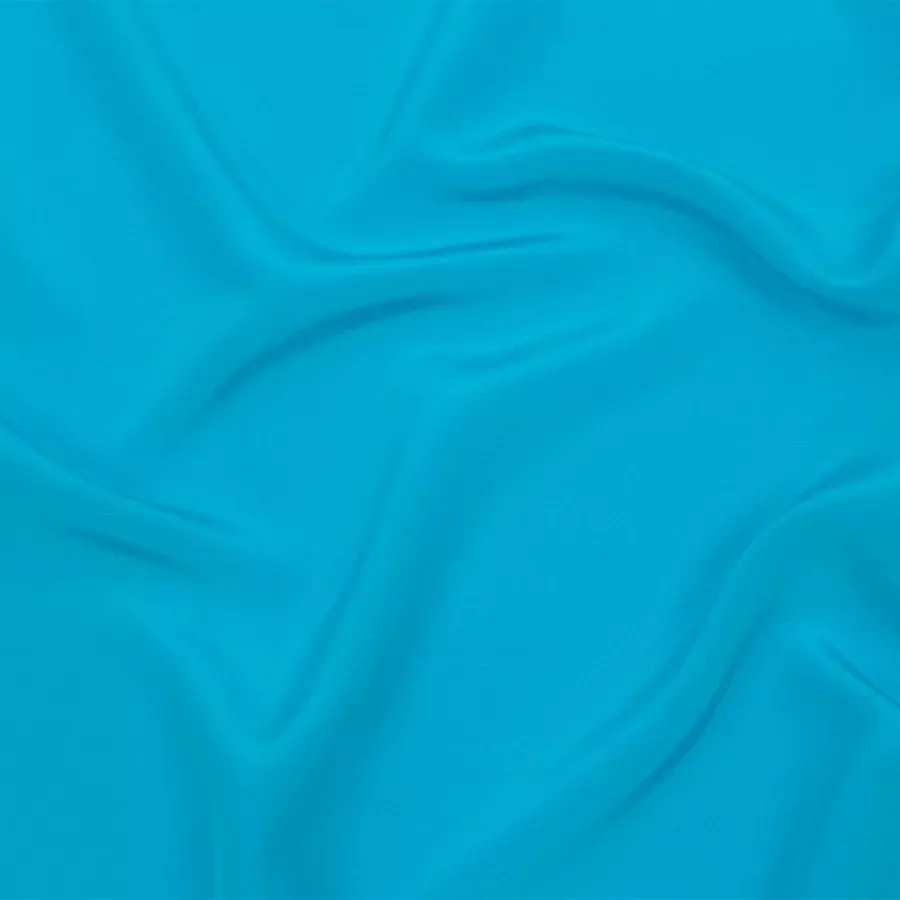 Silk Crepe de Chine – Horizon Blue – Premium Collection Fabric