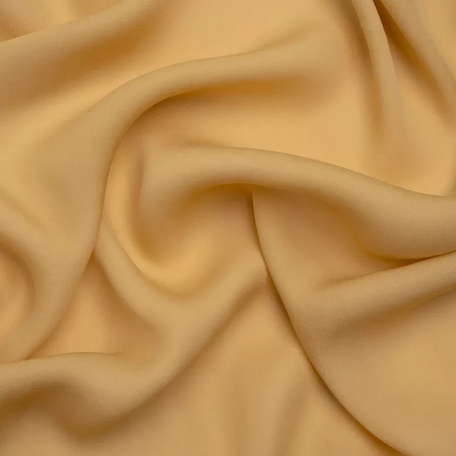 Silk Double Georgette – Gold – Premium Collection Fabric