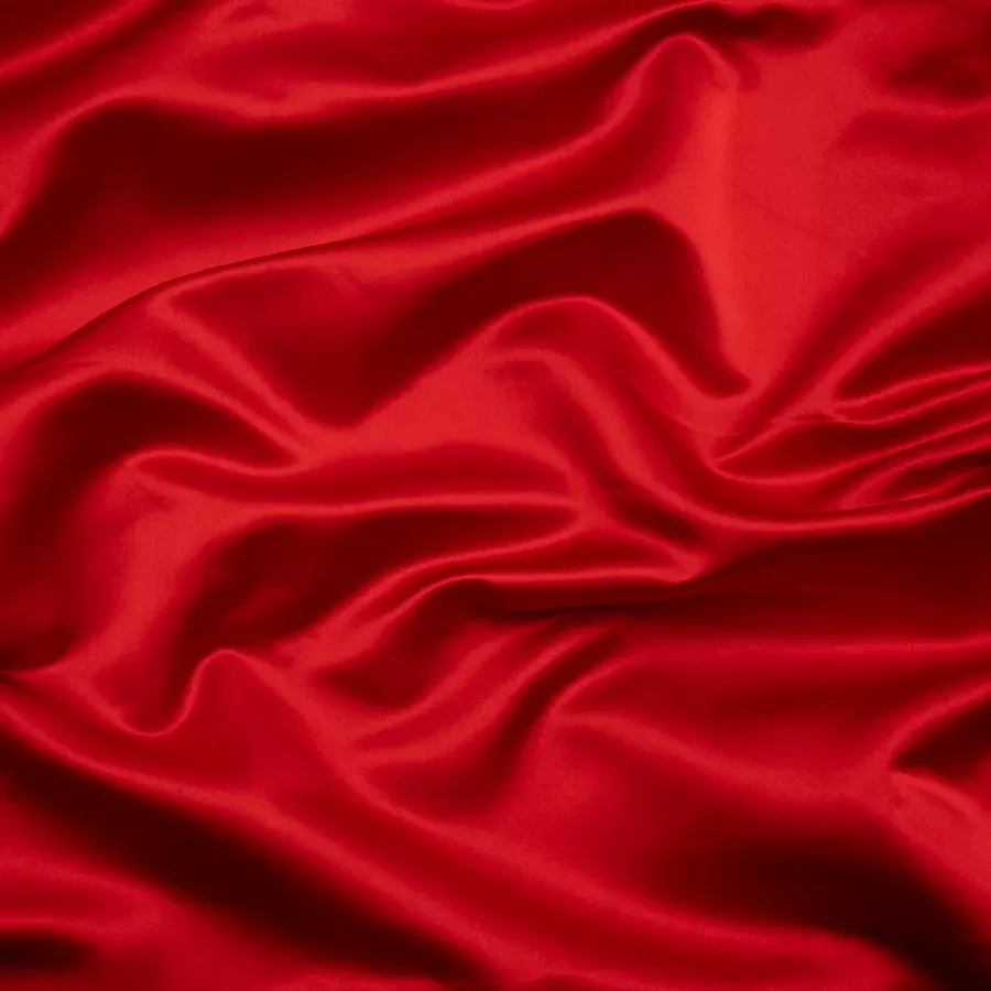 Silk Duchesse Satin – Red – Premium Collection Fabric