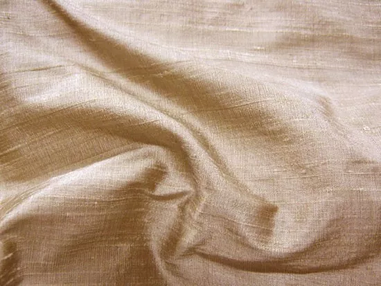Silk Dupioni Fat Quarter - Almond Paste
