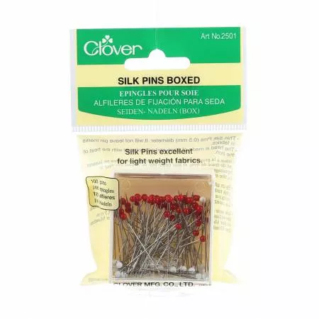 Silk Glasshead Pin Size 30 - 1-1/4in 100ct
