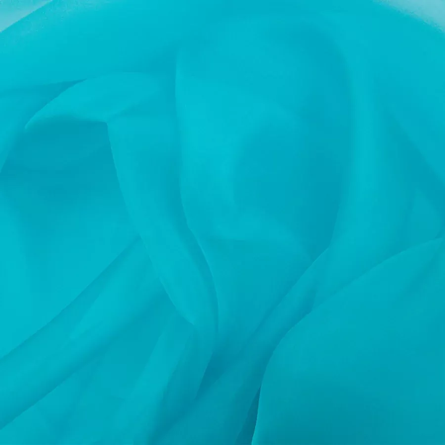 Silk Organza 44″ – Angel Blue – Premium Collection Fabric