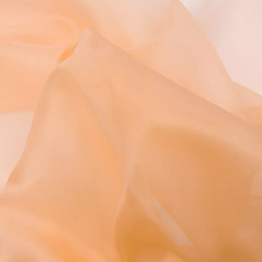 Silk Organza 44″ – Peach – Premium Collection Fabric