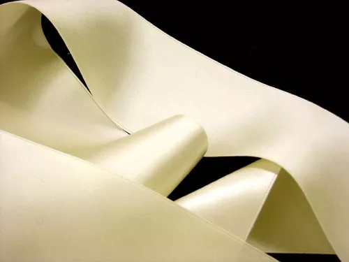 Silk Satin Ribbon 2" Ivory