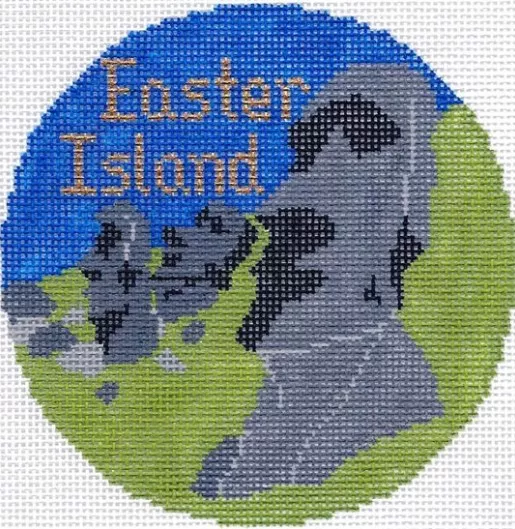 Silver Needle – Easter Island Ornament