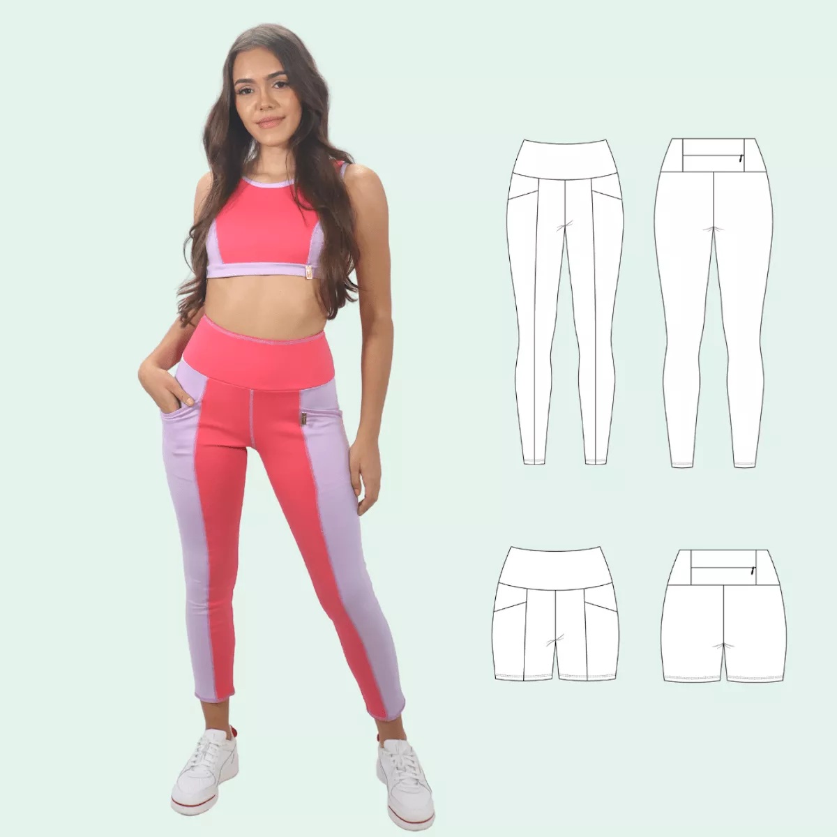 Sirena Sewing Pattern - #2025 Elizabeth Leggings & Shorts