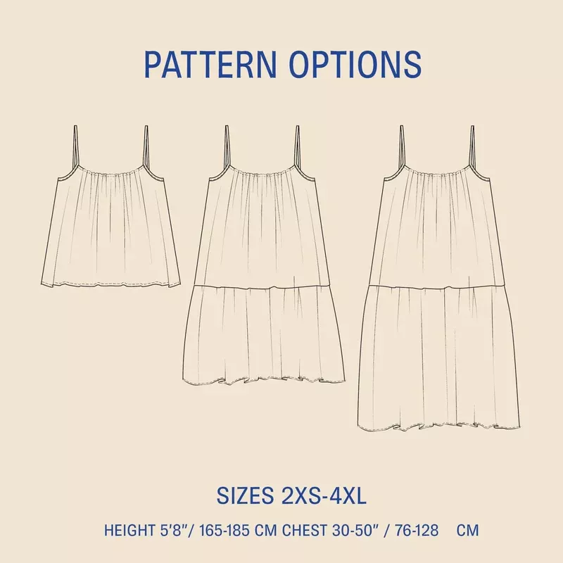 Skagen Dress & Top Sewing Pattern