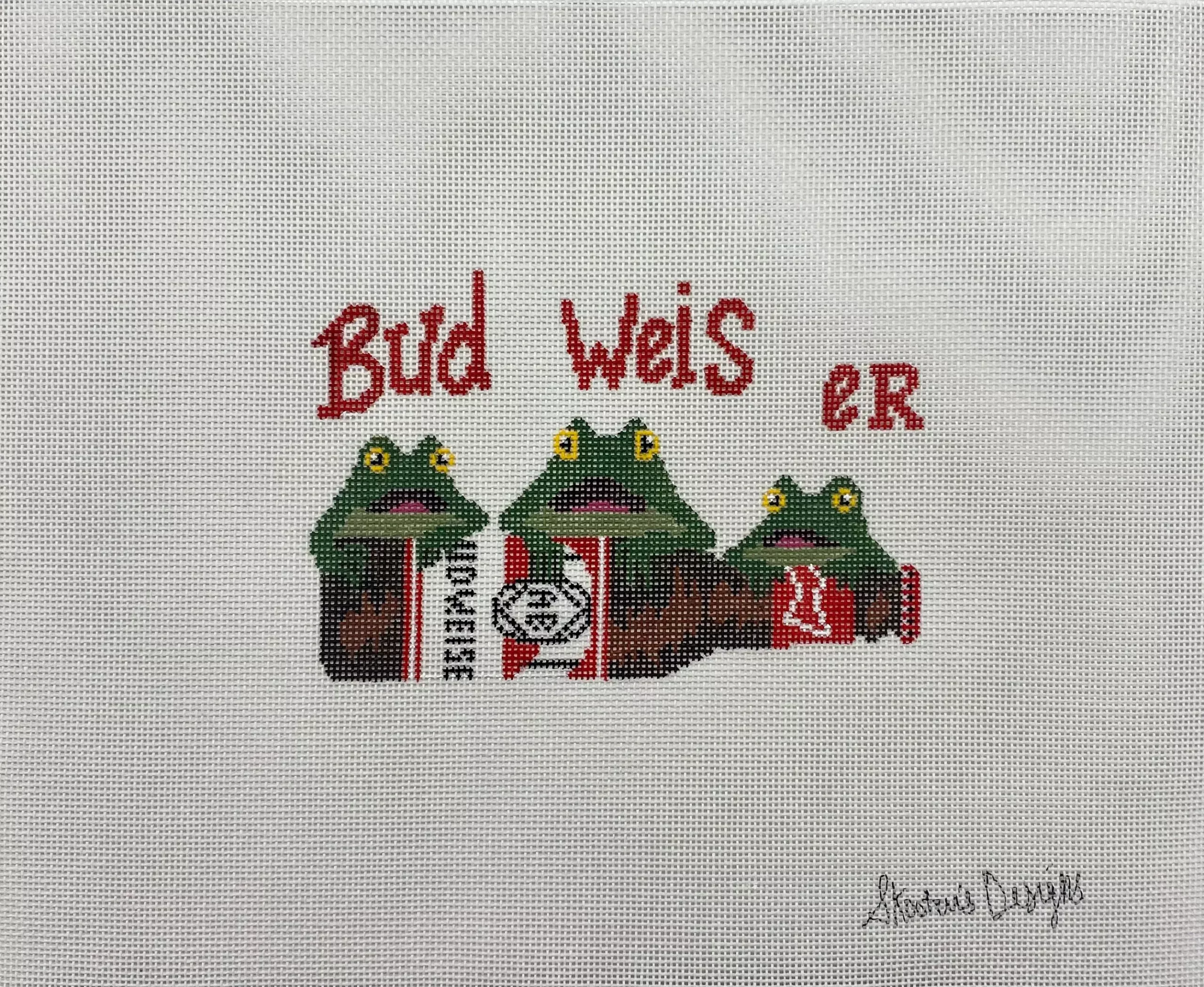 Skooter’s Designs Budweiser Frogs