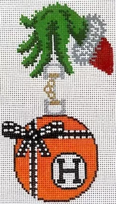 Skooter’s Designs – Hermes Grinch Ornament