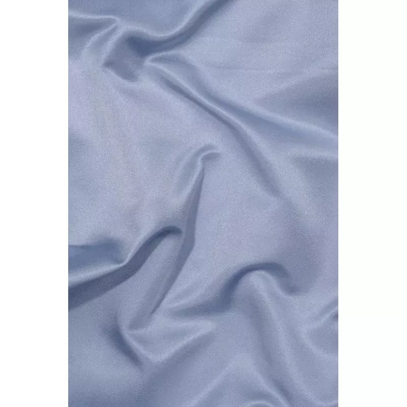 Sky Blue Silk Duchess Satin Fabric